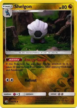 Dragon Majesty Shelgon #43/70 reverse holo